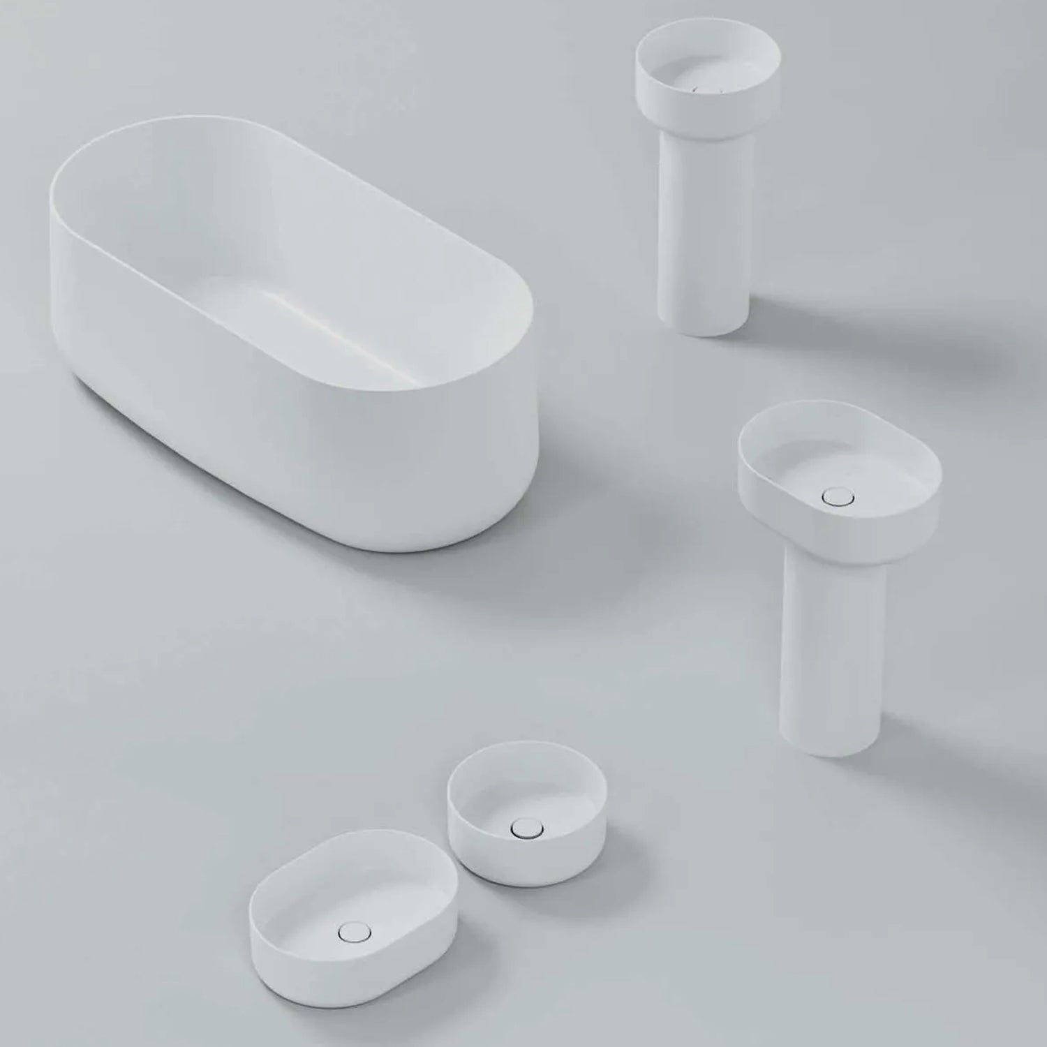 Vasca da bagno Azzurra serie Aurea 155x80x58 cm - Bianco lucido by CeramicStore | Lo specialista del tuo bagno