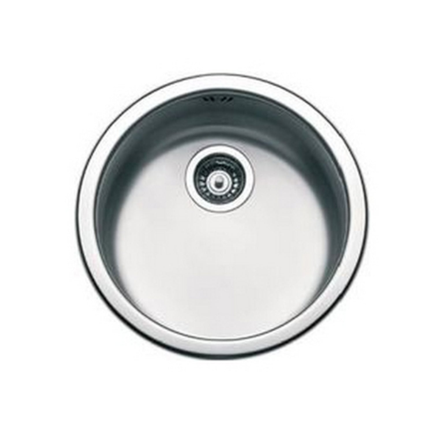 Lavello da cucina in acciaio inox circolare D. 43,5 cm by CeramicStore | Lo specialista del tuo bagno