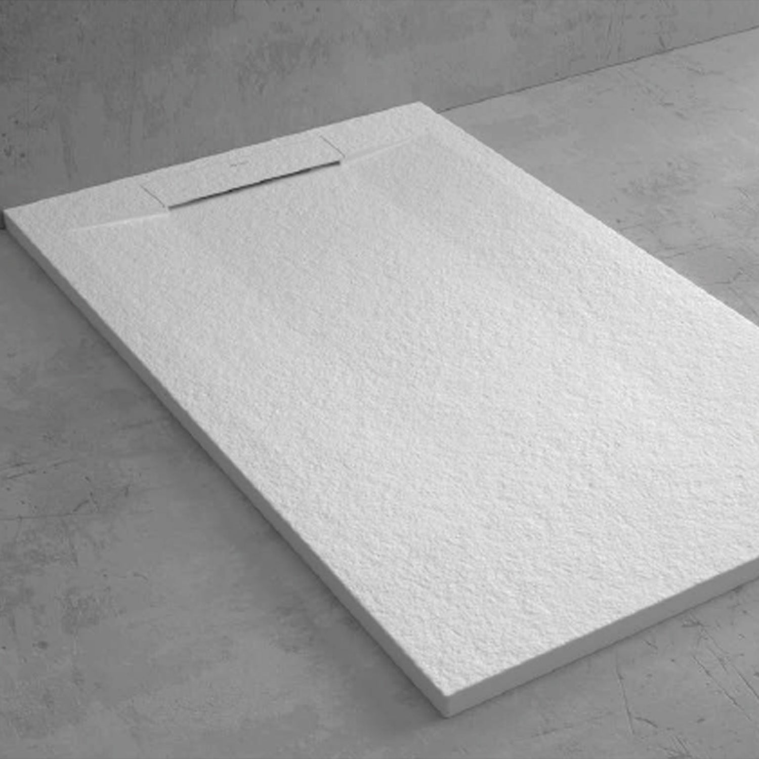 Piatto doccia in resina modello Titano 70x100 cm bianco effetto pietra by CeramicStore | Lo specialista del tuo bagno