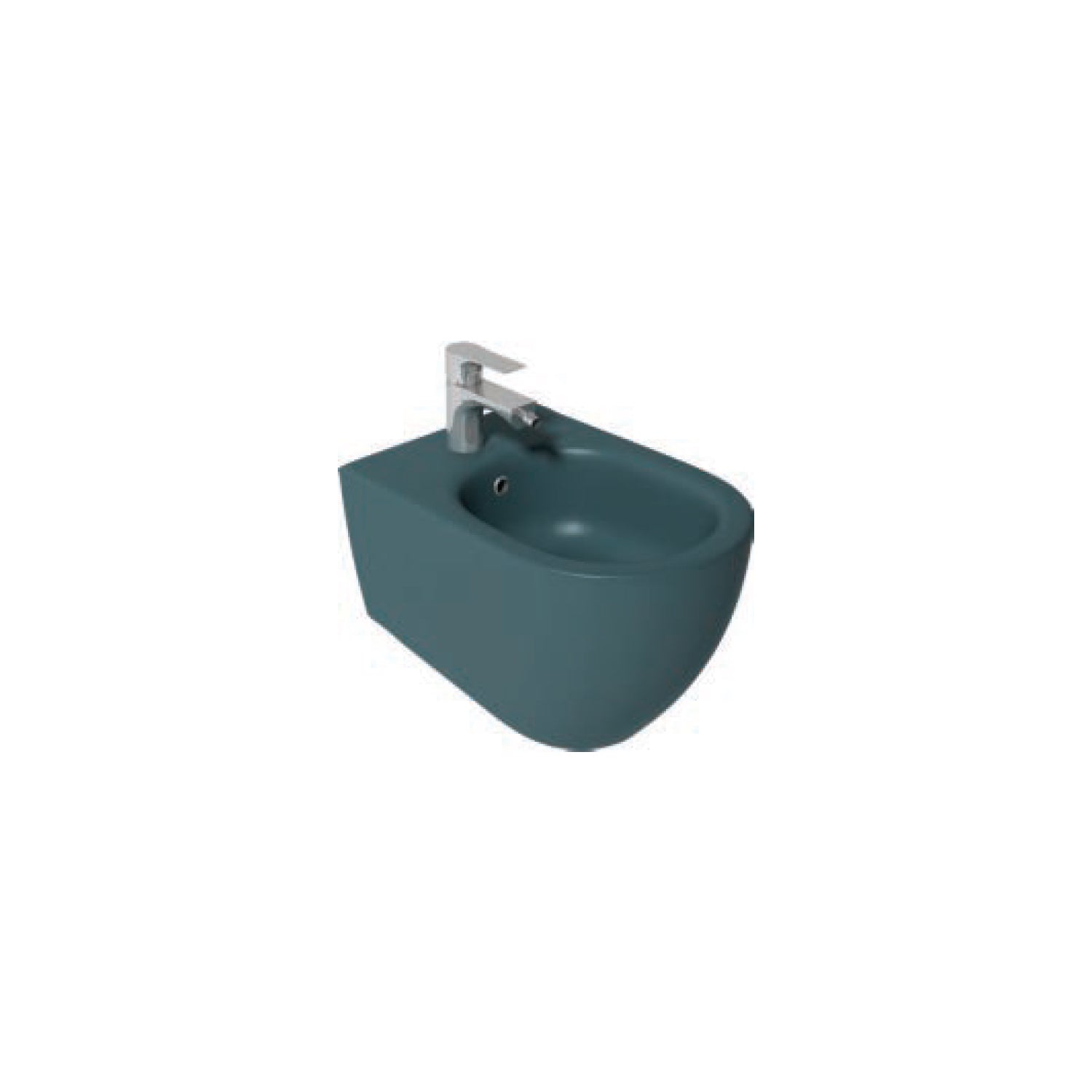 Bidet sospeso Rimless BathCore serie Infinity 53x36
