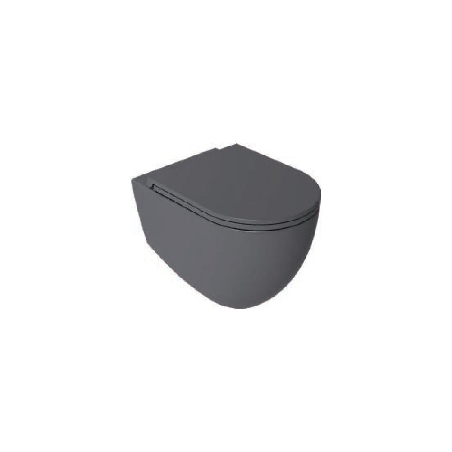 Vaso sospeso Rimless BathCore serie Infinity 53x36