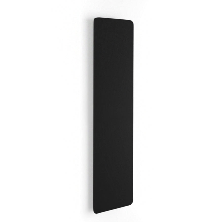 Termoarredo elettrico a muro in acciaio al carbonio collezione Caligo di Lineabeta colore nero cm 47x179 by CeramicStore | Lo specialista del tuo bagno
