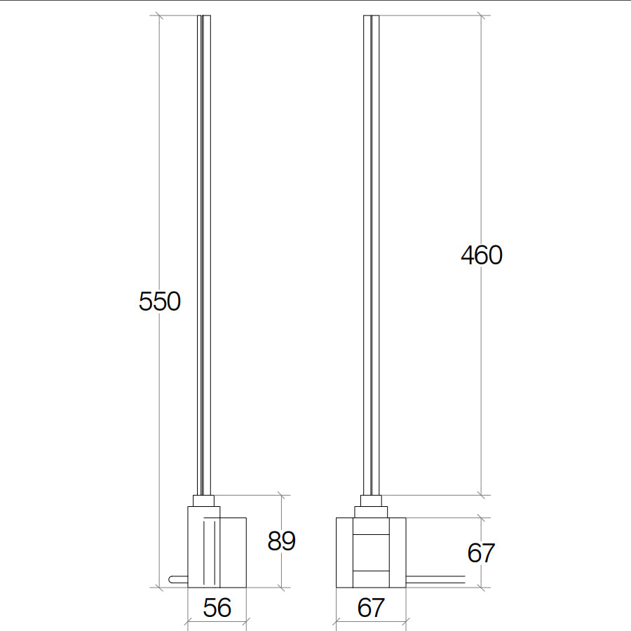 Resistenza elettrica con timer e regolazione temperatura per termoarredo elettrico collezione Caligo di Lineabeta 200W-230V by CeramicStore | Lo specialista del tuo bagno