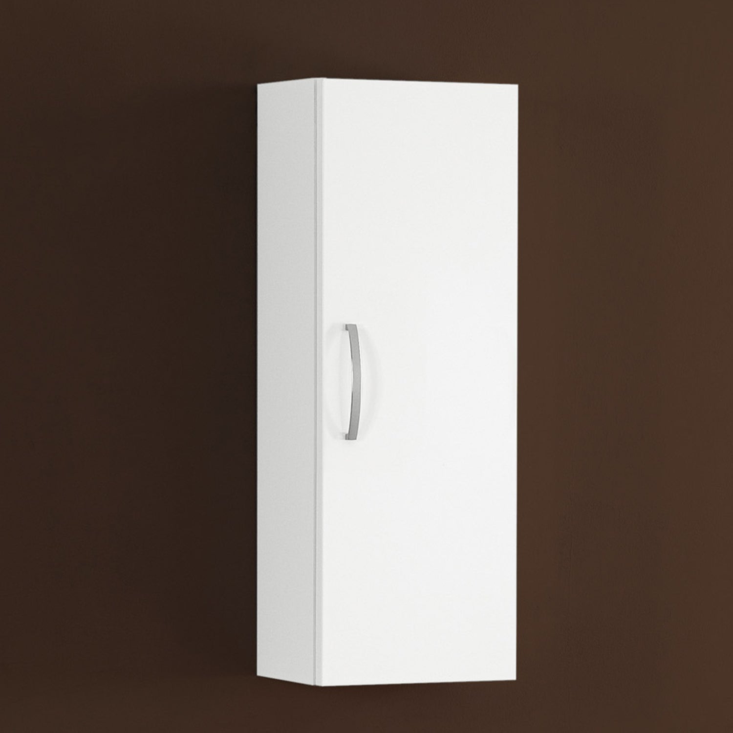 Pensile bagno sx/dx 25,5x71x20 cm laccato lucido bianco by CeramicStore | Lo specialista del tuo bagno