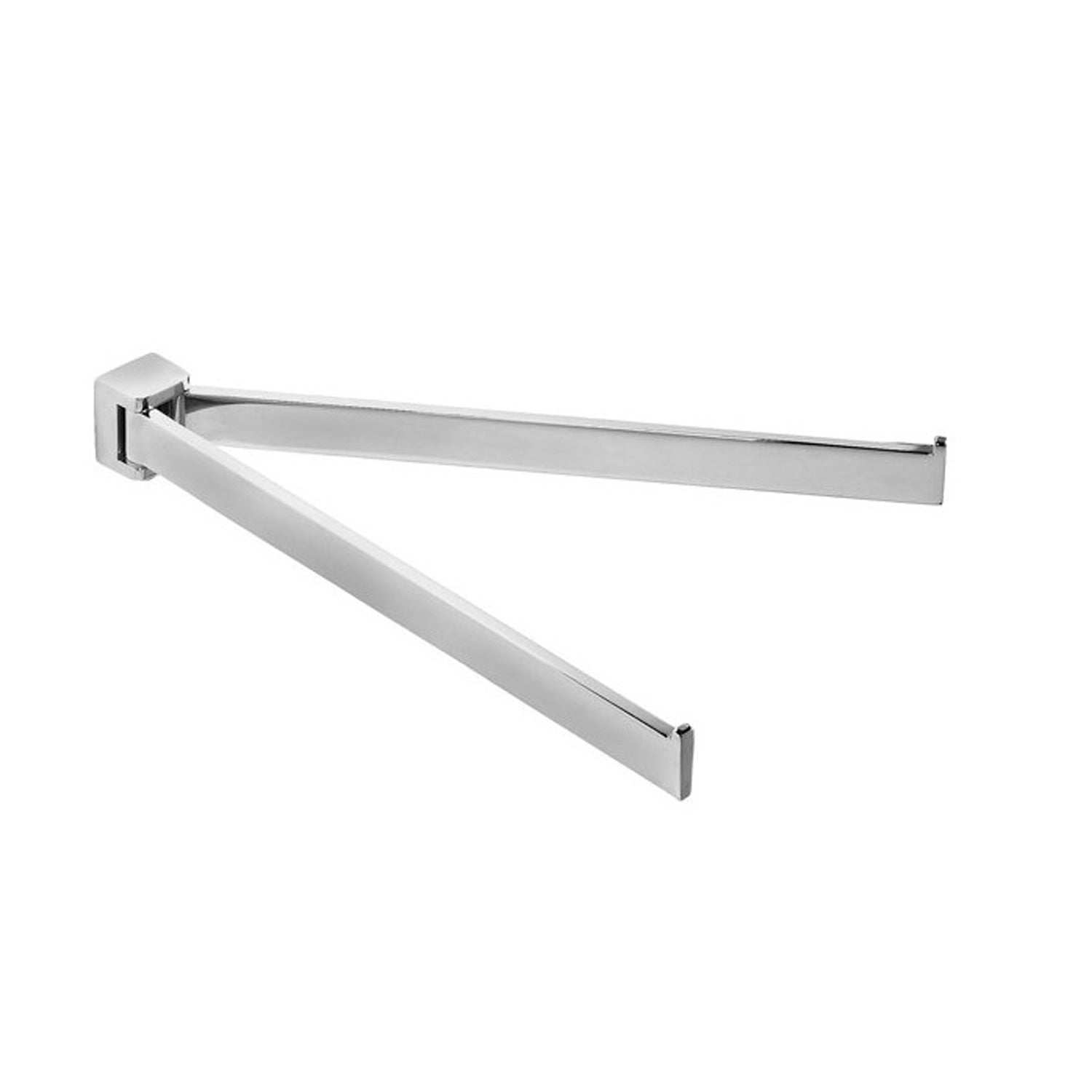 Portasalviette a snodo Gedy Glamour cm 3,2x33,5x4 in ottone cromo by CeramicStore | Lo specialista del tuo bagno