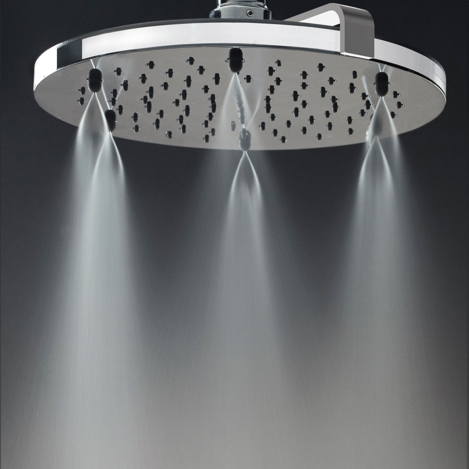 Soffione doccia tondo a parete Bossini Nebulizair/2 diametro 220 mm by CeramicStore | Lo specialista del tuo bagno