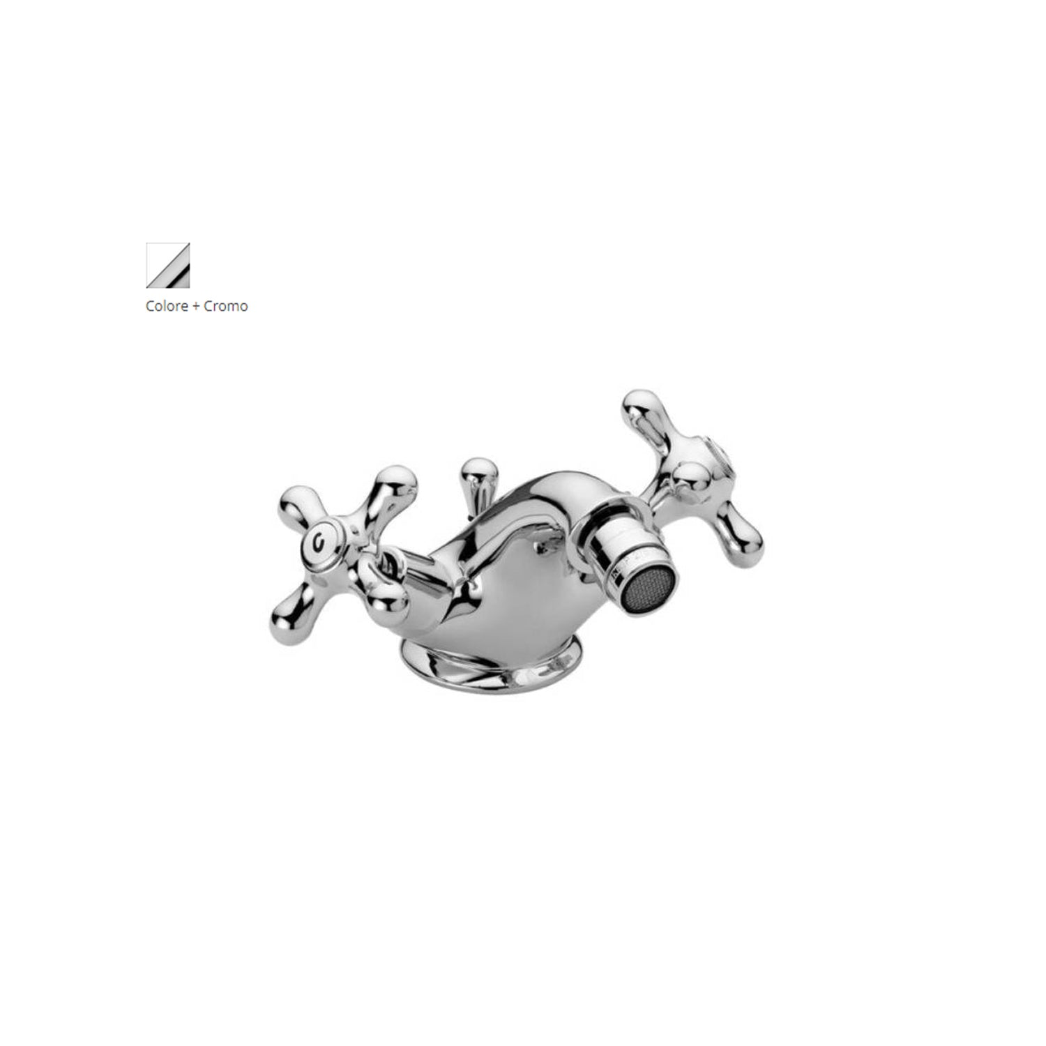 Monoforo bidet Retrಠcon scarico automatico Paffoni serie Iris - Bianco by CeramicStore | Lo specialista del tuo bagno