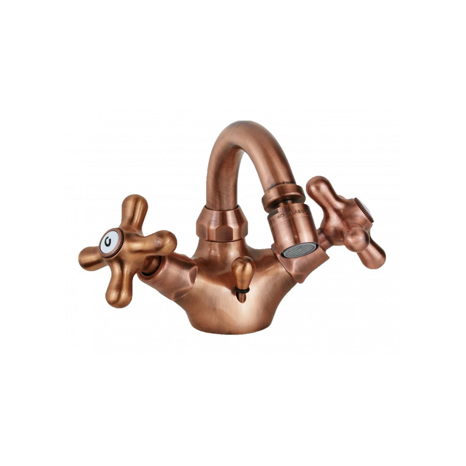 Monoforo bidet con canna orientabile e scarico automatico Paffoni serie Iris - Ramato by CeramicStore | Lo specialista del tuo bagno