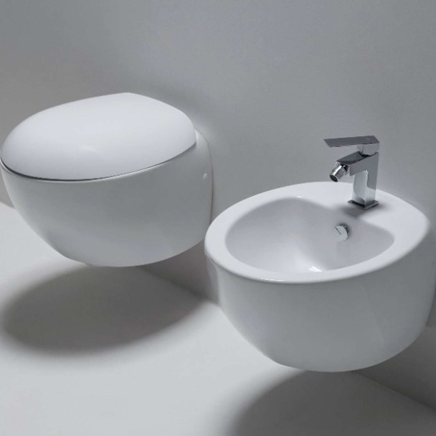 Set Sanitari Sospesi Mini Clas+ Azzurra Ceramica – WC & Bidet Design Moderno e Risparmio Idrico