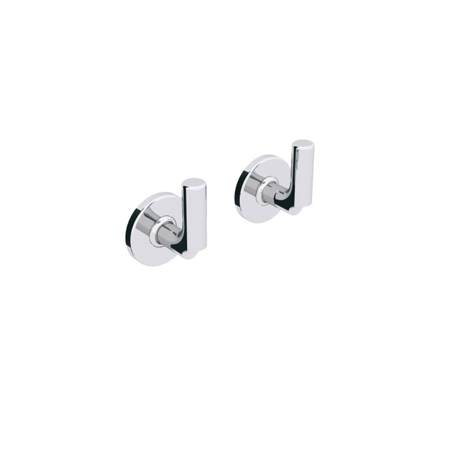 Appendini bagno da incollo o da fissare a parete in ottone cromato collezione Sebecà di Lineabeta by CeramicStore | Lo specialista del tuo bagno