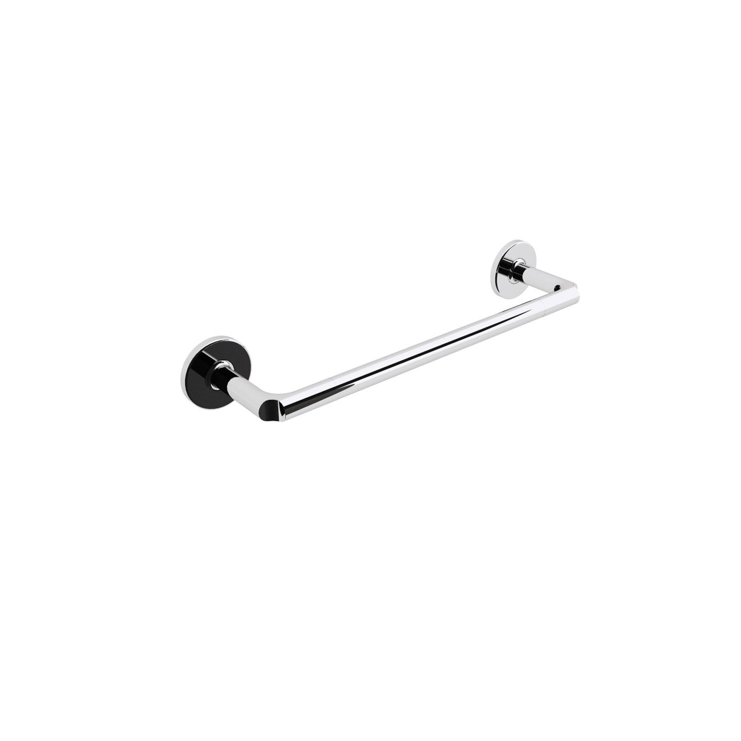 Porta asciugamani da incollo o da fissare a parete in ottone cromato collezione Sebecà di Lineabeta - 350mm by CeramicStore | Lo specialista del tuo bagno