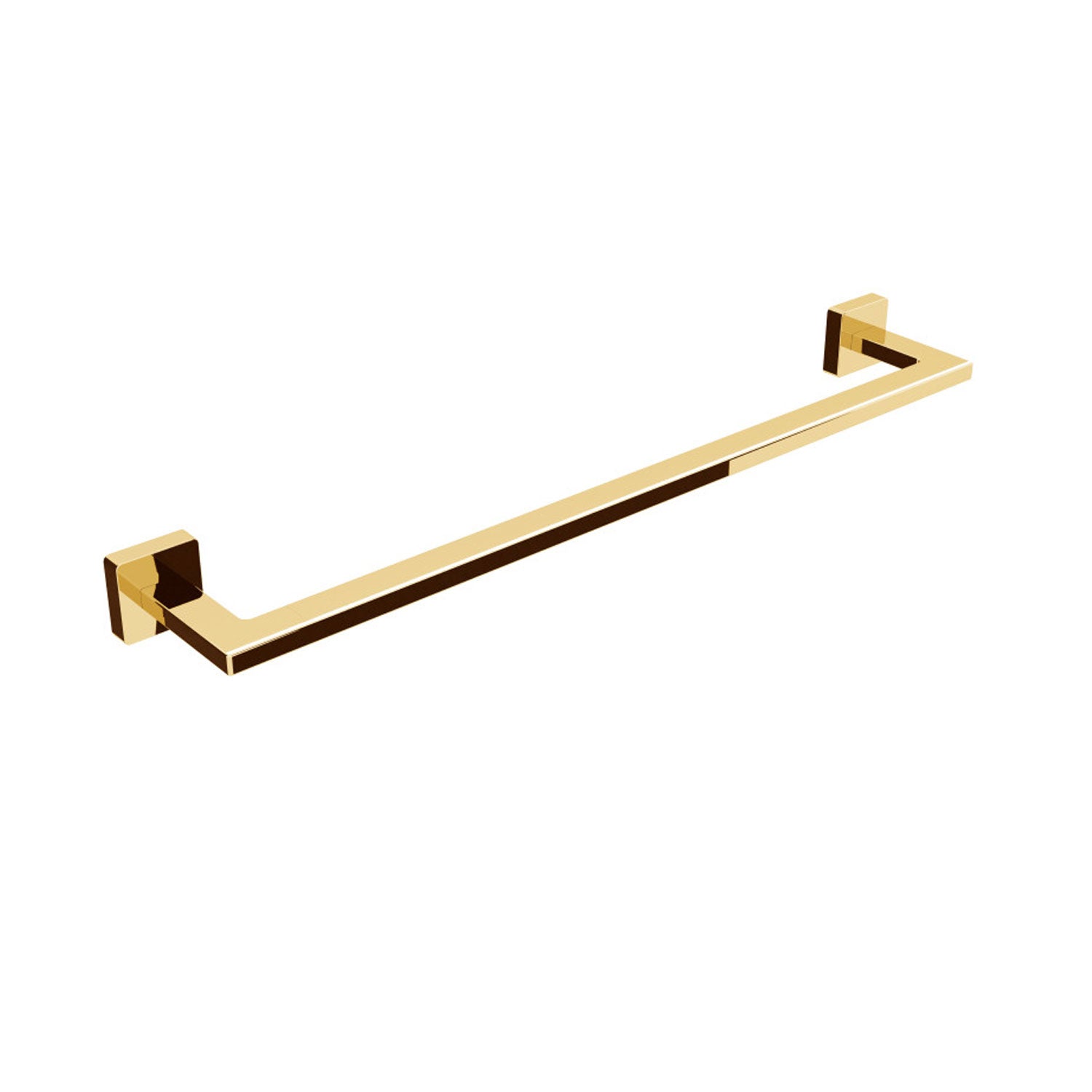Porta asciugamani in ottone da fissare a parete collezione Dado di Lineabeta - Metallo oro 490mm by CeramicStore | Lo specialista del tuo bagno