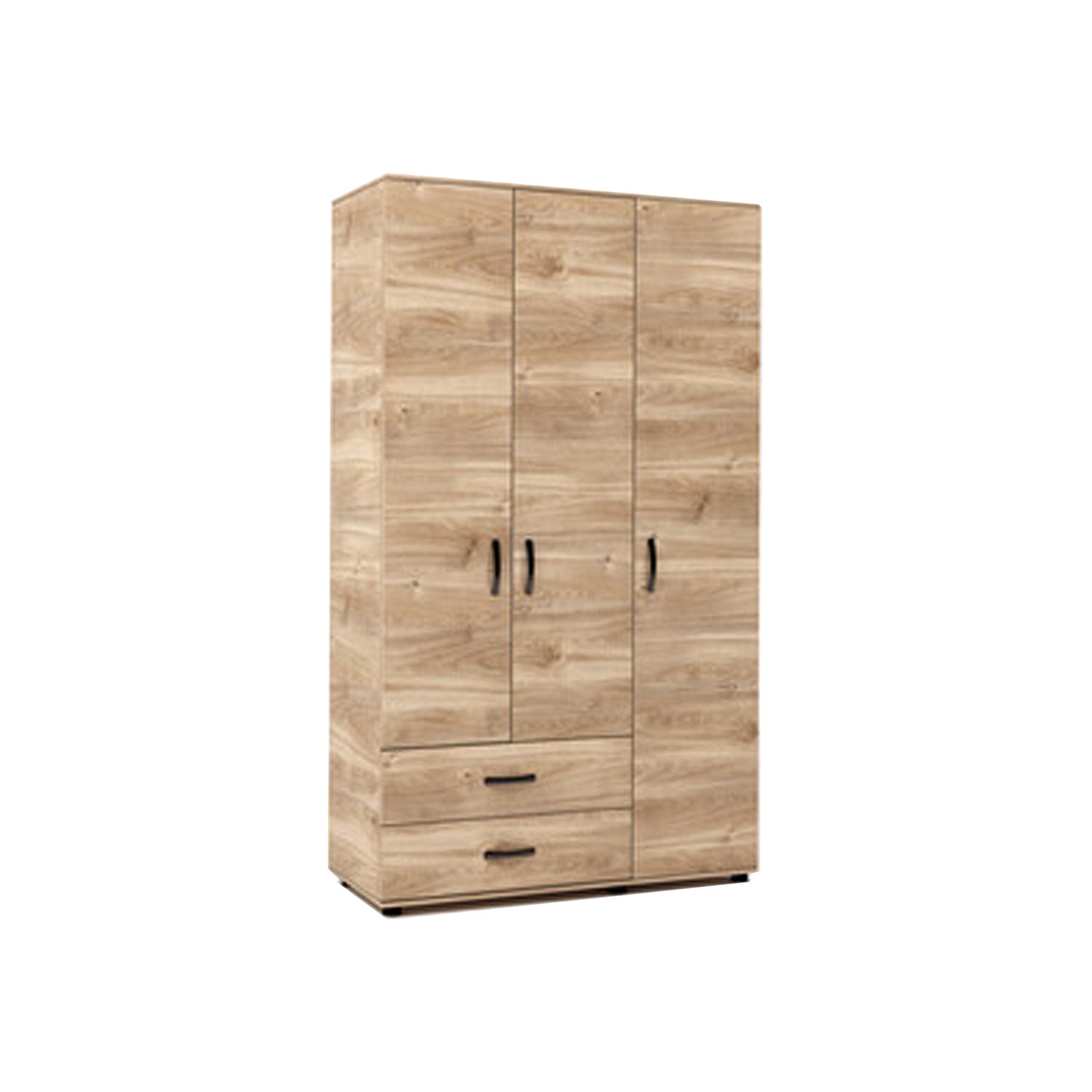 Armadio a 3 ante e 2 cassetti - Rovere Miele by CeramicStore | Lo specialista del tuo bagno
