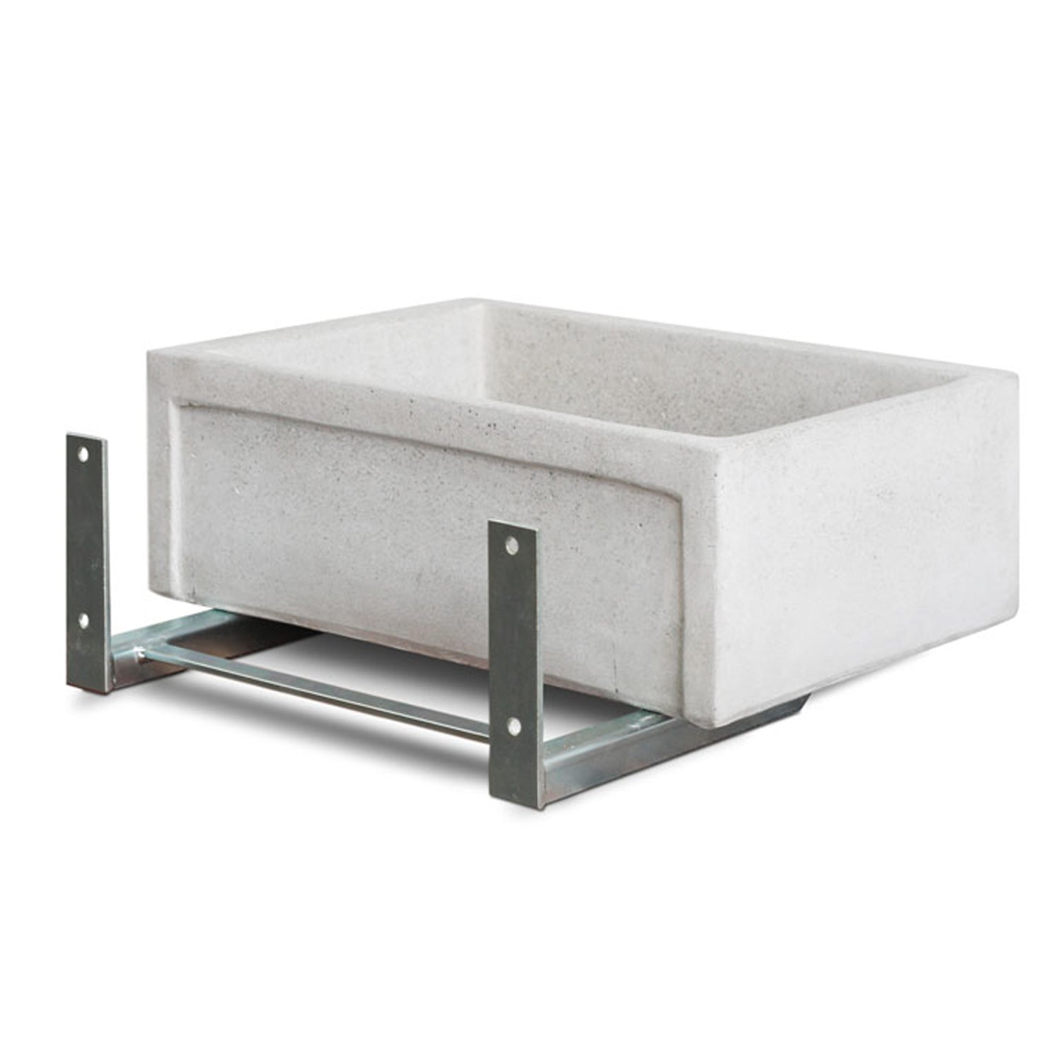 Lavello da esterno in cemento antracite cm 45x35x16h cm modello Desy by CeramicStore | Lo specialista del tuo bagno
