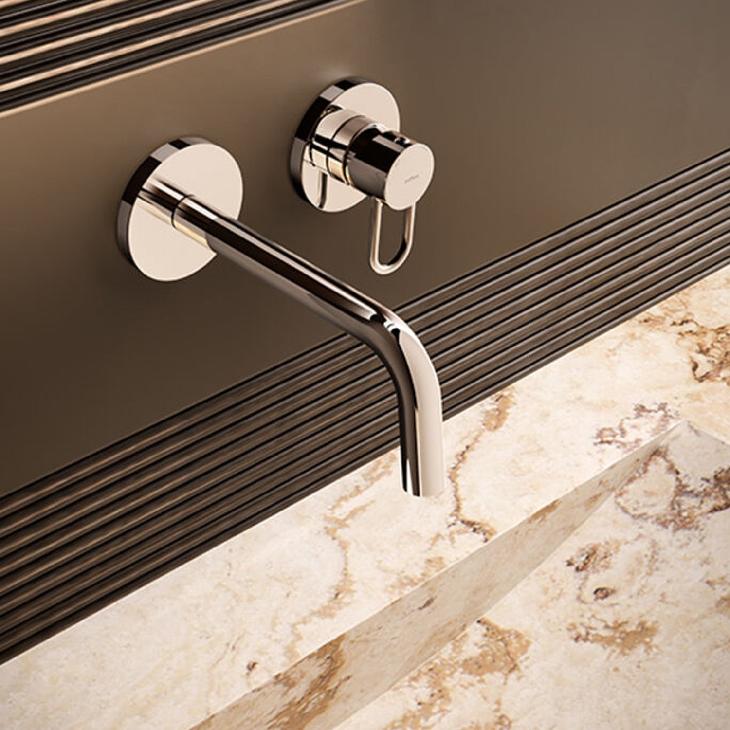 Miscelatore lavabo incasso con bocca cm 24,8 Paffoni Jocker cromato by CeramicStore | Lo specialista del tuo bagno