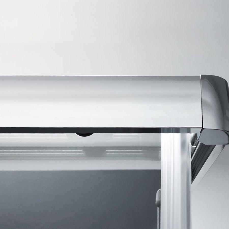 Pannello fisso da cm 80 per box doccia Smart in cristallo temperato trasparente 6 mm by CeramicStore | Lo specialista del tuo bagno
