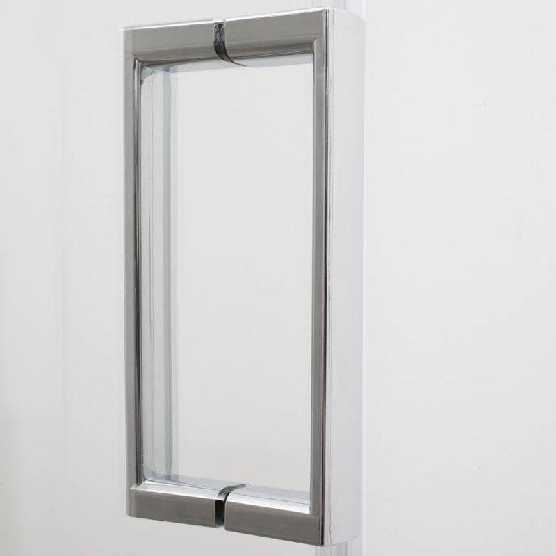 Box doccia semicircolare cm 80x80 Smart apertura scorrevole in cristallo temperato opaco da 6 mm by CeramicStore | Lo specialista del tuo bagno