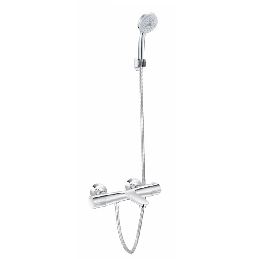 Gruppo vasca esterno termostatico completo di kit doccia con flessibile modello Jane by CeramicStore | Lo specialista del tuo bagno