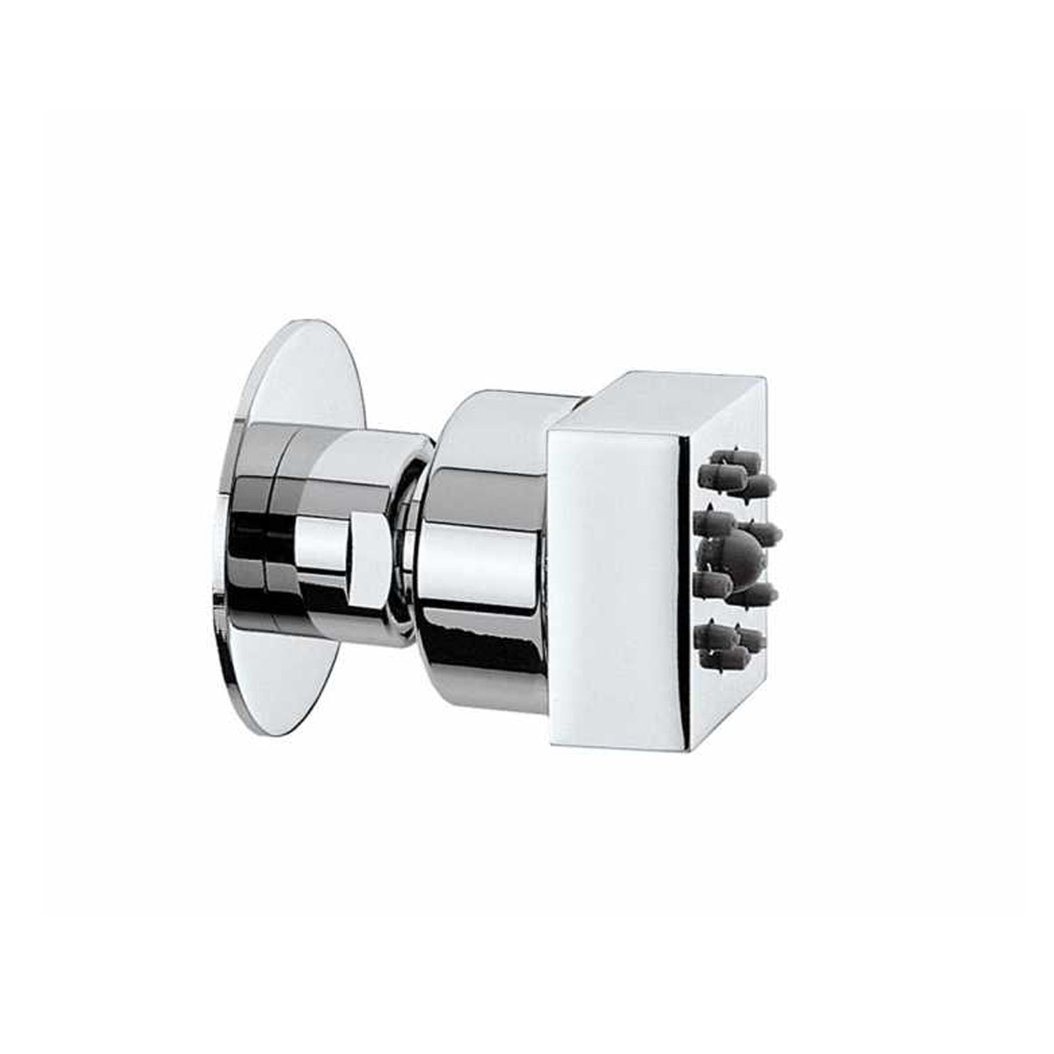 Soffione doccia autopulente ottone cromato Bossini Cubic Gom 34x34 by CeramicStore | Lo specialista del tuo bagno