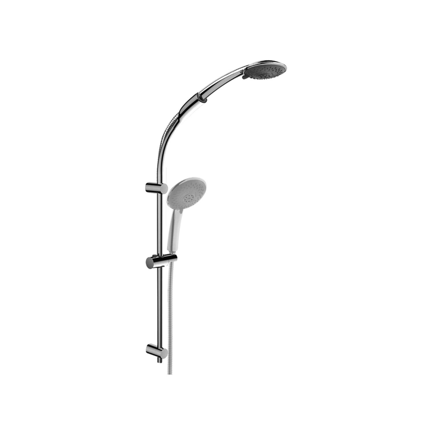 Saliscendi Paffoni Twin ottone cromato interasse max. 653 mm e doccia in abs by CeramicStore | Lo specialista del tuo bagno