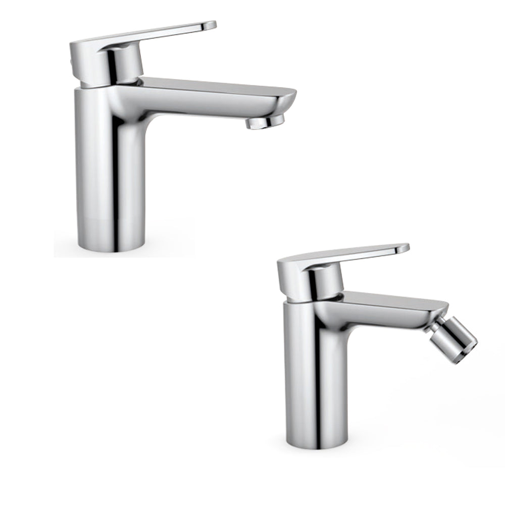 Composizione Orion con miscelatore lavabo+ bidet in ottone cromato by CeramicStore | Lo specialista del tuo bagno
