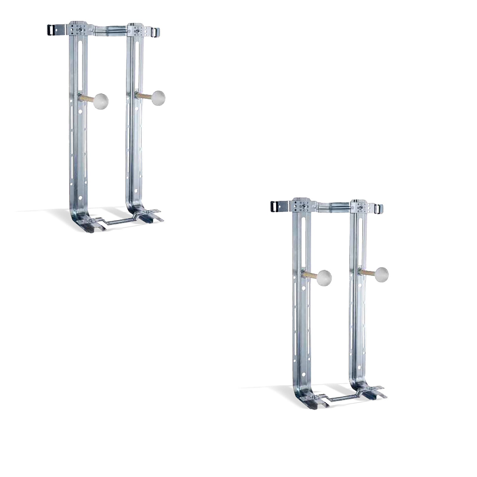 Kit per sanitari sospesi con 2 coppie di staffe e 2 protezioni antiurto by CeramicStore | Lo specialista del tuo bagno