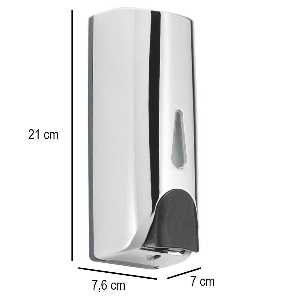Dispenser sapone o disinfettante mani a parete di Gedy modello Squid - Cromato by CeramicStore | Lo specialista del tuo bagno