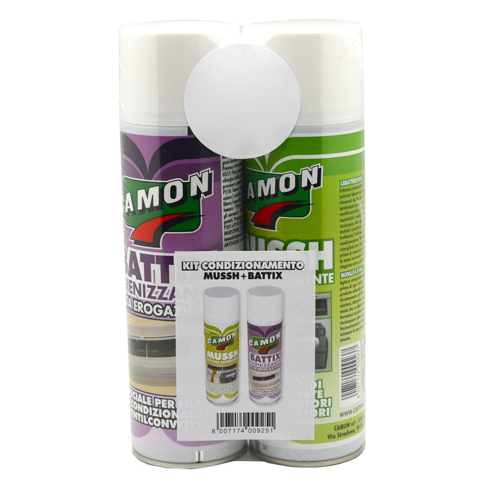 Kit condizionamento schiuma detergente pi๠spray igienizzante 500 ml