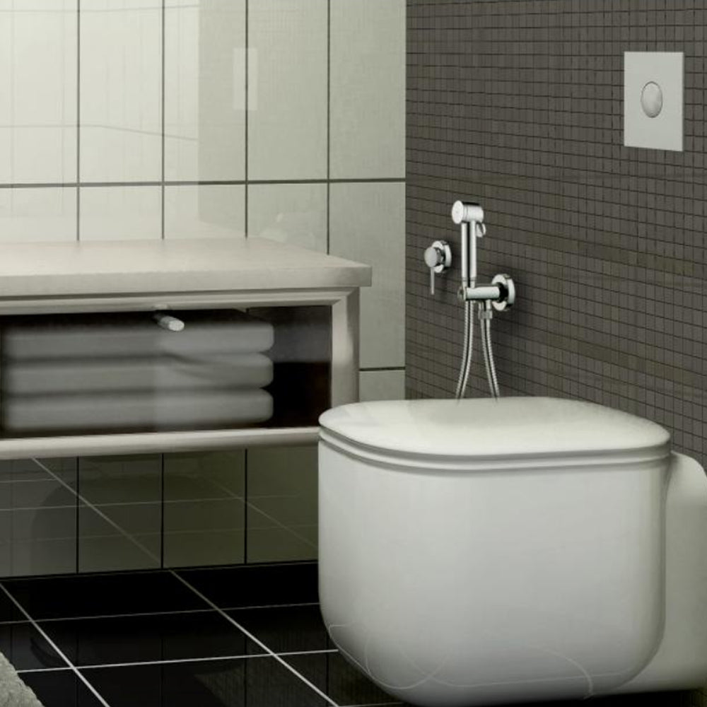 Set idrogetto Bossini Paloma idroscopino completo di rubinetto e supporto by CeramicStore | Lo specialista del tuo bagno