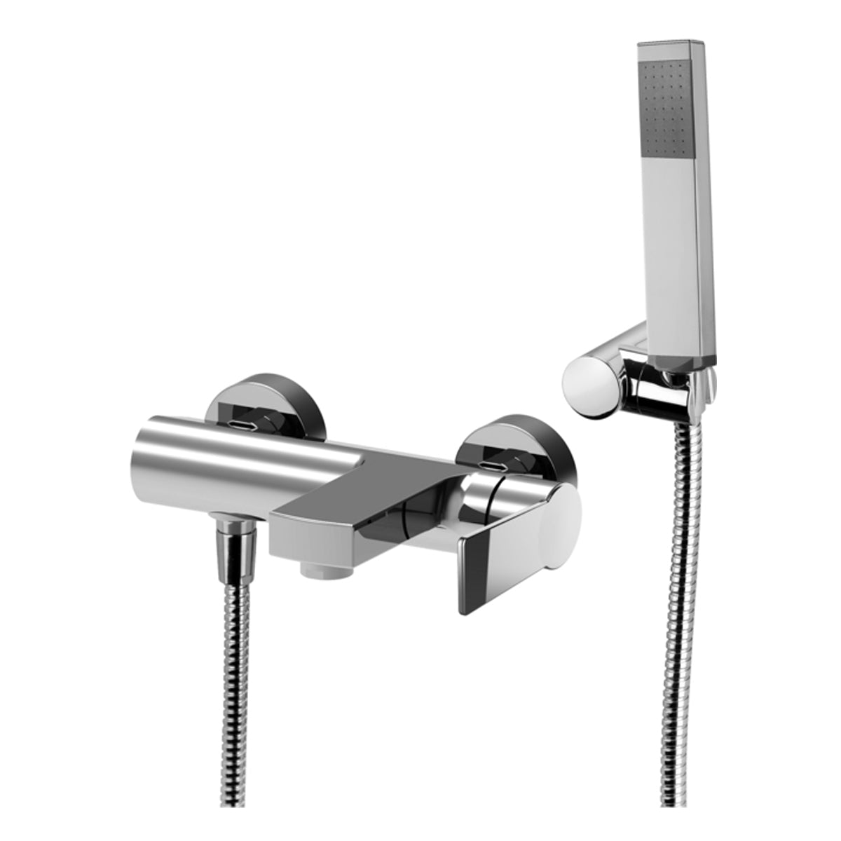 Miscelatore vasca-doccia 2 uscite Paffoni Tango con deviatore e supporto fisso a muro by CeramicStore | Lo specialista del tuo bagno