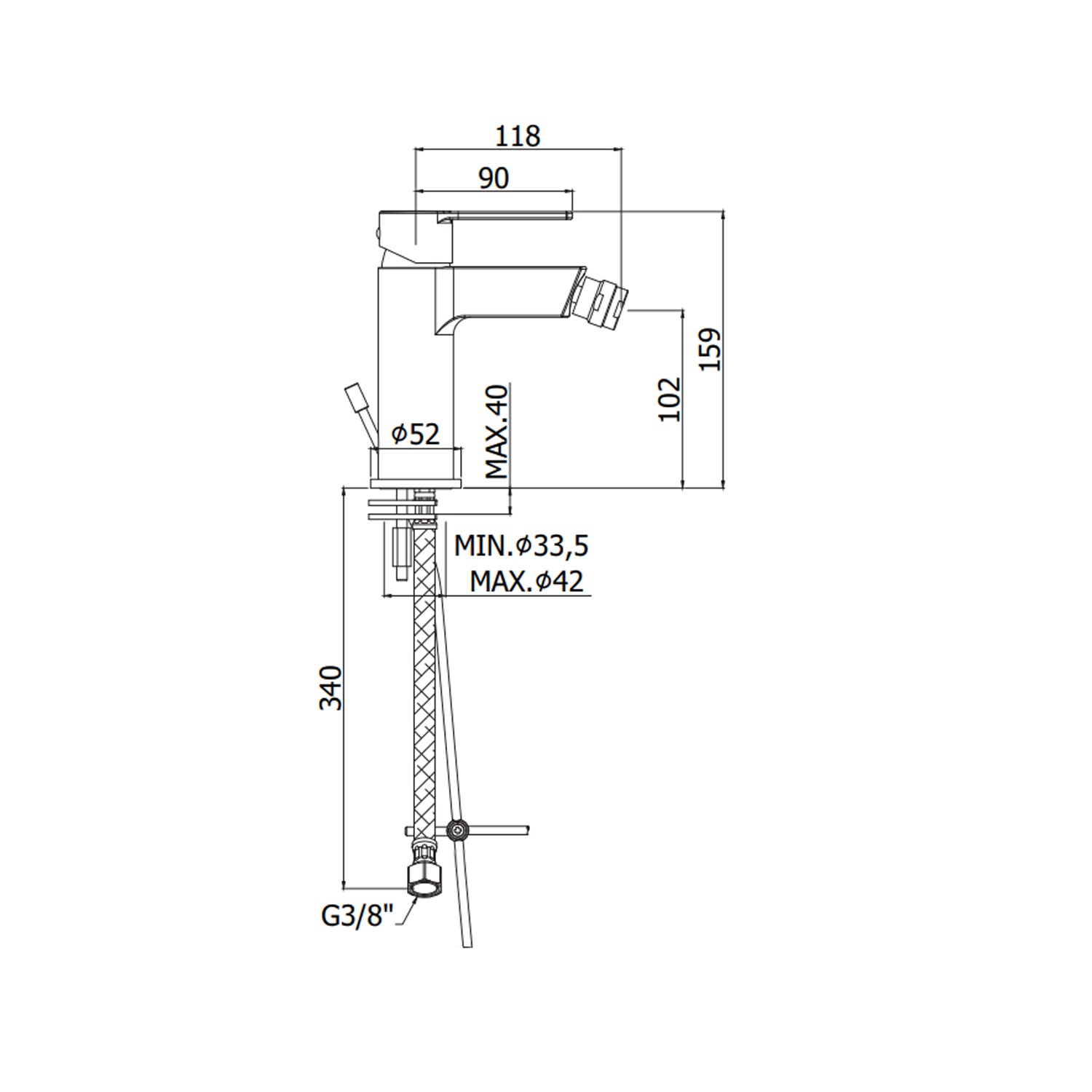 Miscelatore bidet Paffoni serie West - Cromato by CeramicStore | Lo specialista del tuo bagno