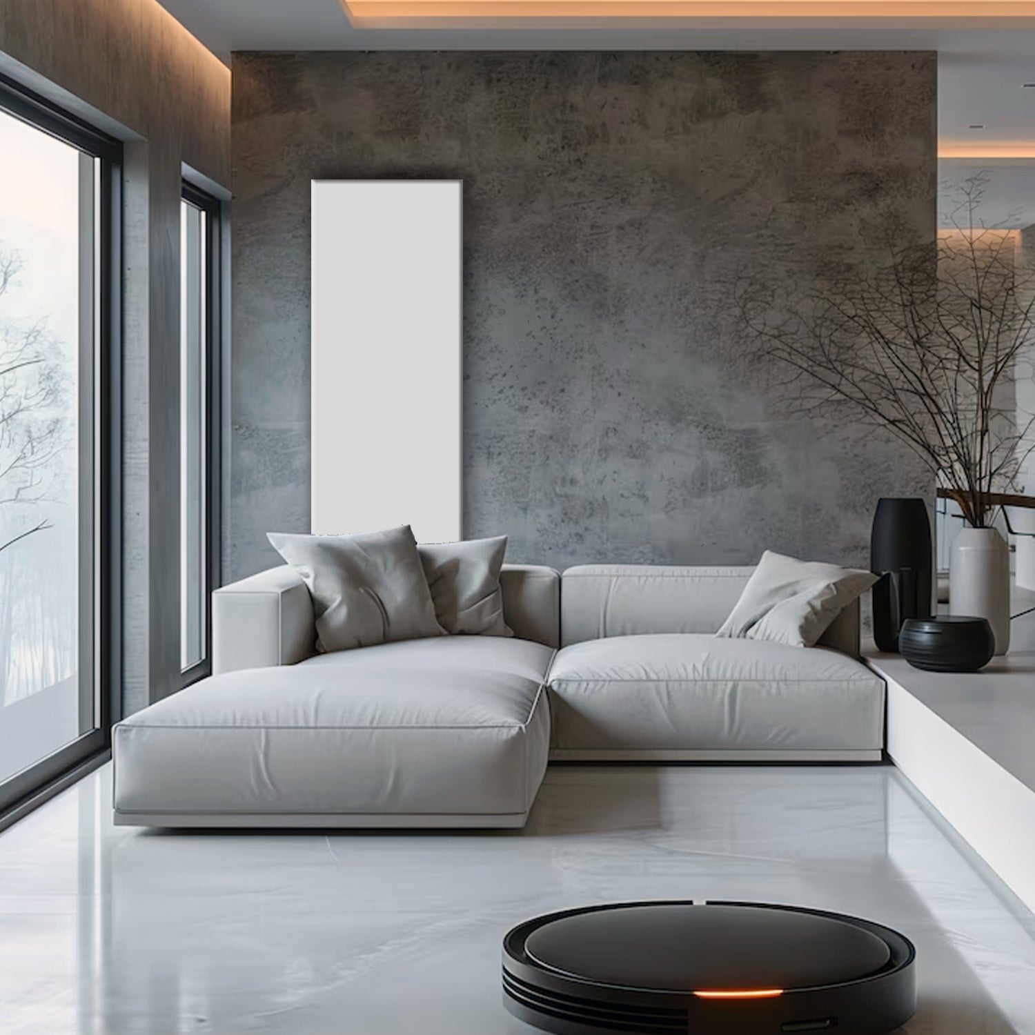 Termoarredo idraulico a piastra verticale modello TermoCrea Bianco 1200x585 mm interasse 50 mm By Scirocco by CeramicStore | Lo specialista del tuo bagno