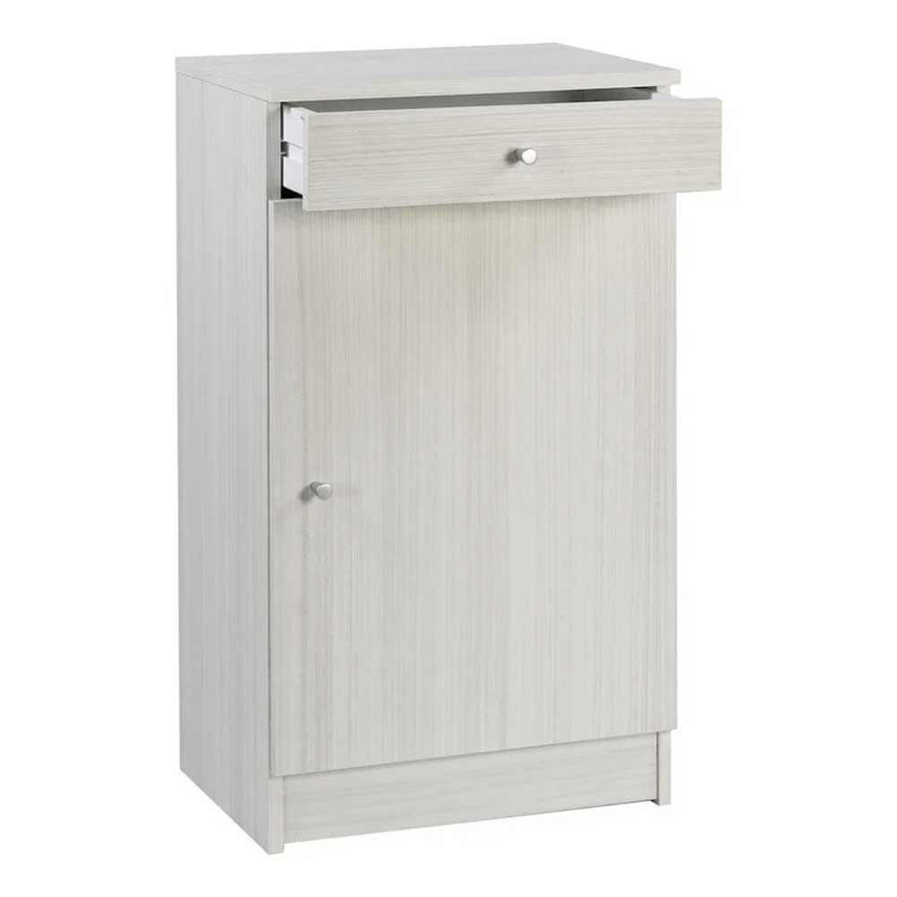 Mobile armadio portaoggetti con 1 anta e 1 cassetto finitura Eucalipto by Sarmog by CeramicStore | Lo specialista del tuo bagno