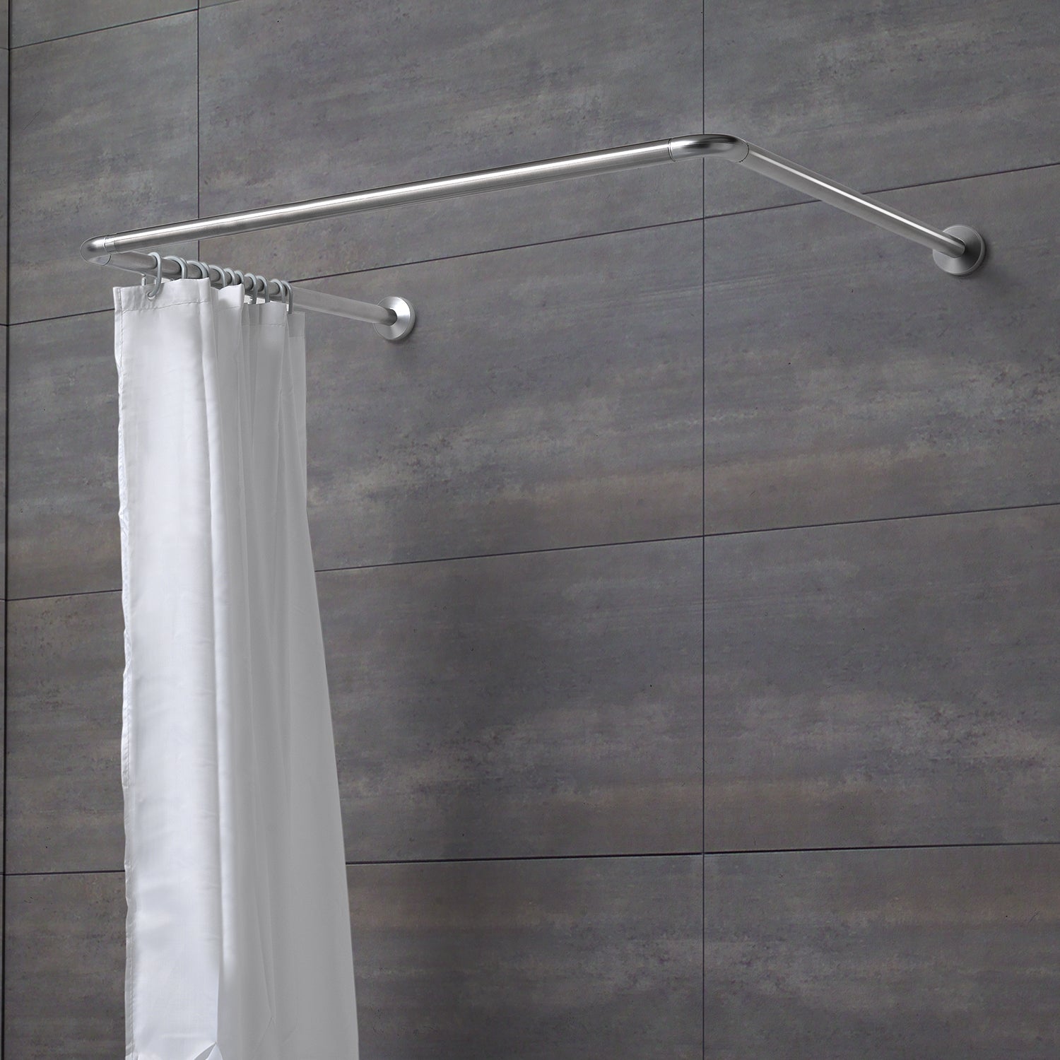 Asta doccia angolare 80x80x80 cm di Gedy - Alluminio Anodizzato by CeramicStore | Lo specialista del tuo bagno