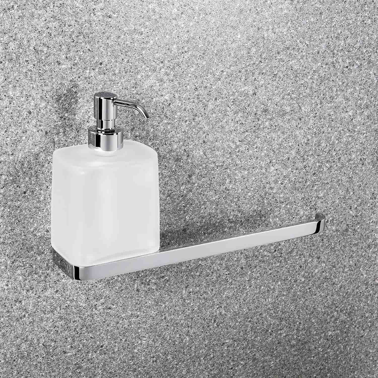 Spandisapone con portasalvietta bidet in ottone e vetro collezione Time di Colombo Desig by CeramicStore | Lo specialista del tuo bagno
