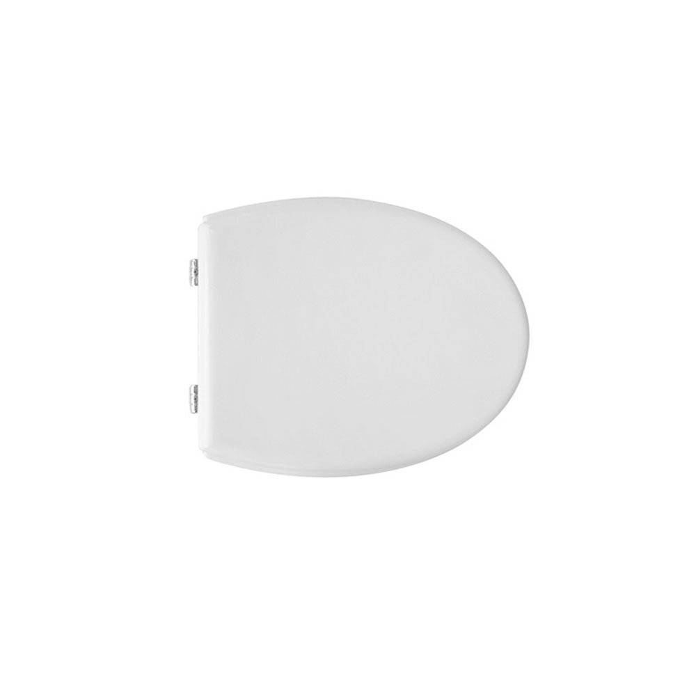 Sedile wc bianco per Althea vaso Fly lunghezza 45 cm cerniere regolabili
