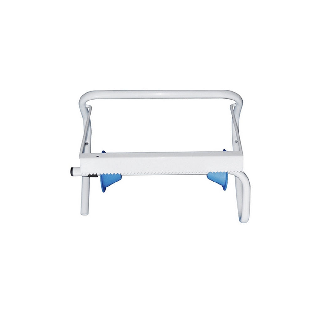 Portarotolo carta murale a bobine in metallo con lame dentate altezza 28 cm