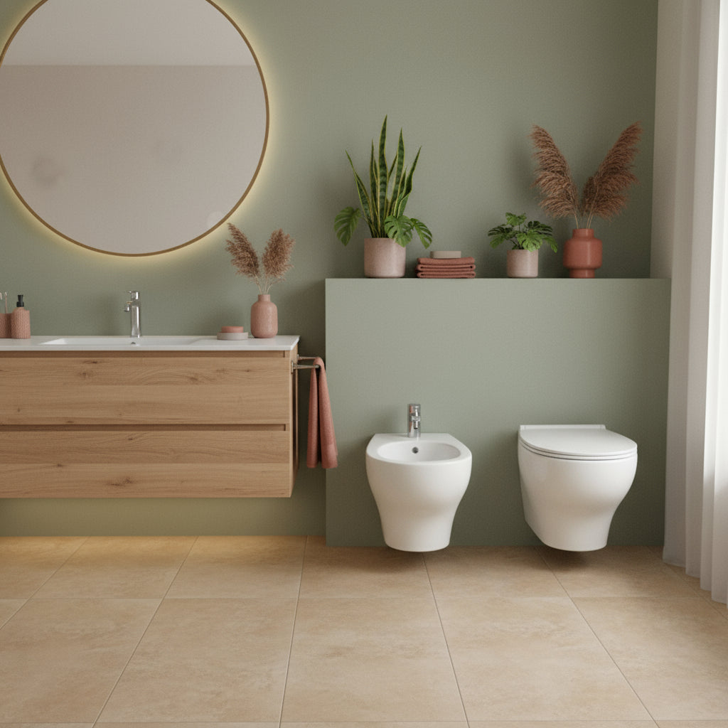 Sanitari sospesi senza brida Sanindusa Denver wc