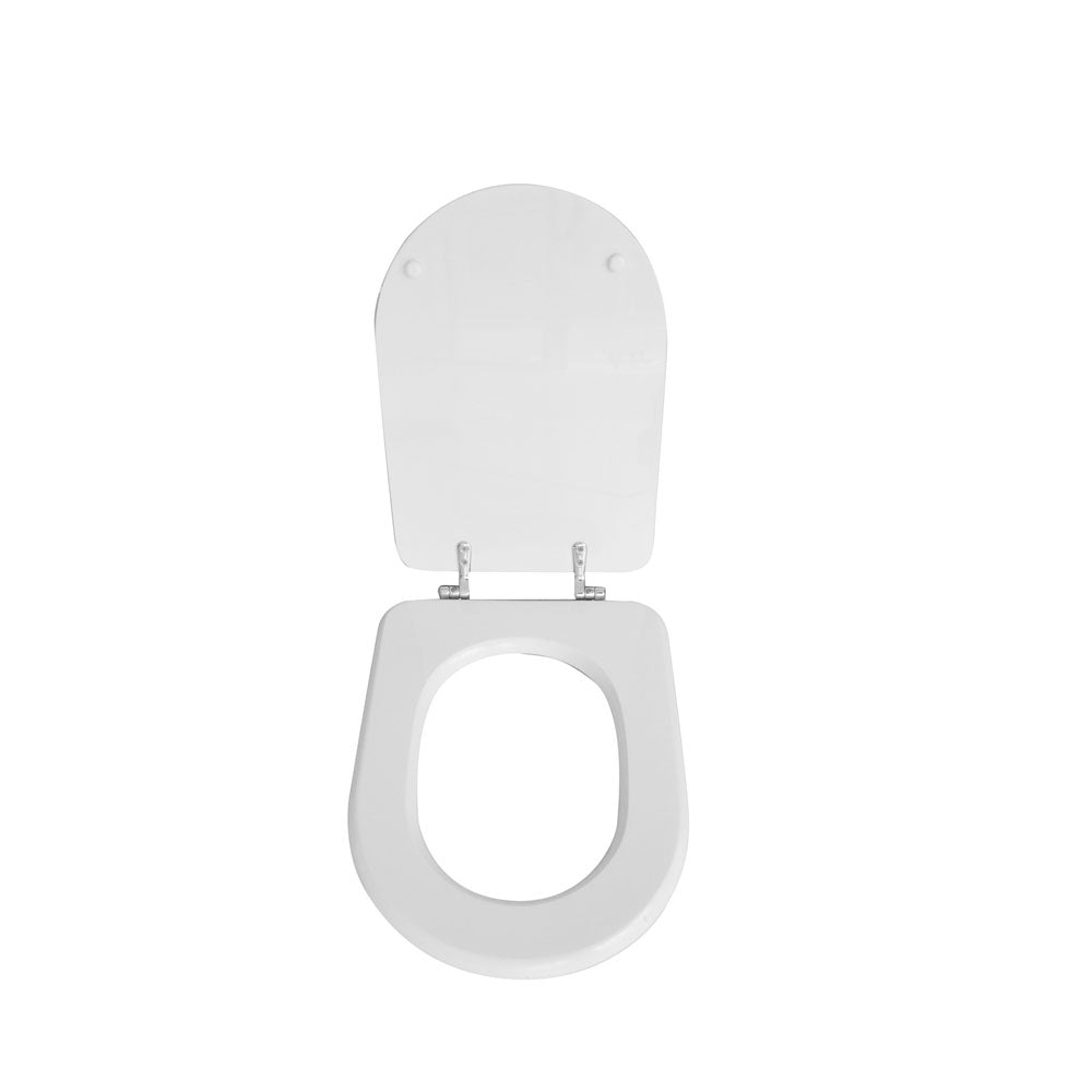 Sedile wc bianco dedicato a casa ceramica Flaminia serie Relax 2 larghezza 34 cm