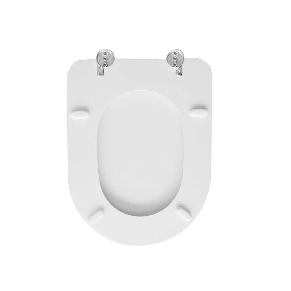Sedile wc bianco dedicato a casa ceramica Flaminia serie Relax 2 larghezza 34 cm