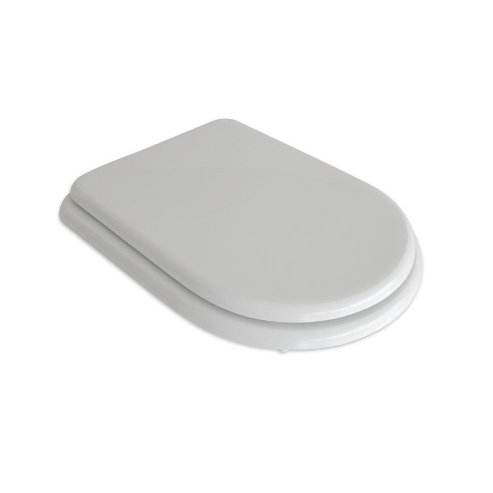 Sedile wc bianco dedicato a casa ceramica Flaminia serie Relax 2 larghezza 34 cm