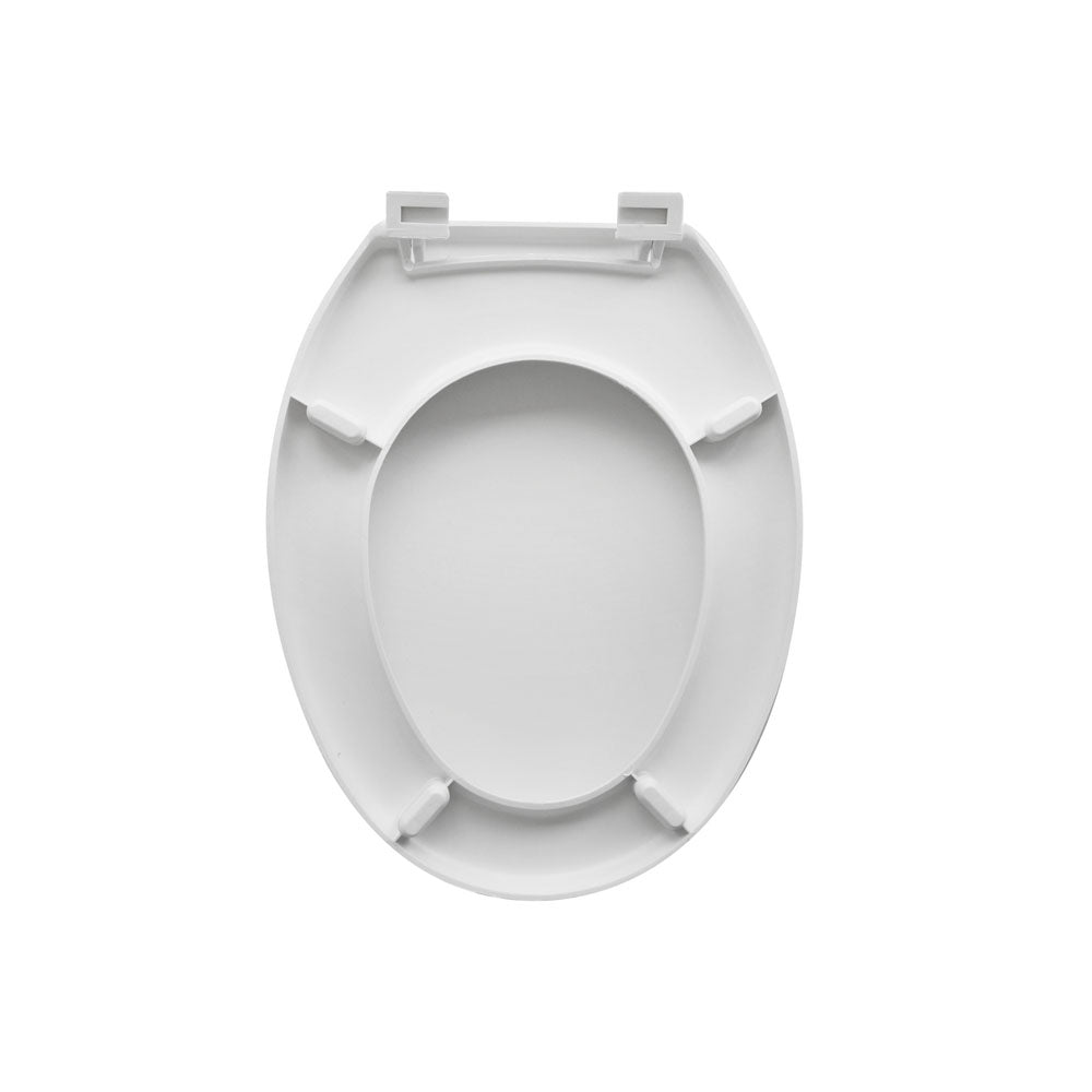 Sedile universale per wc in polipropilene bianco larghezza 37