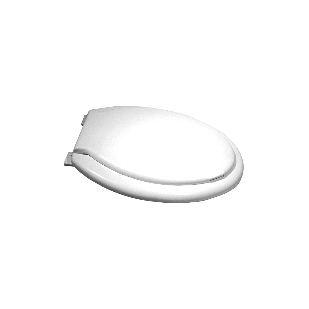 Sedile universale per wc in polipropilene bianco larghezza 37