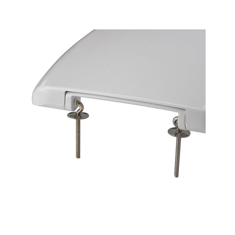Sedile wc in termoindurente per Ideal Standard vaso serie Tesi cm cerniere regolabili