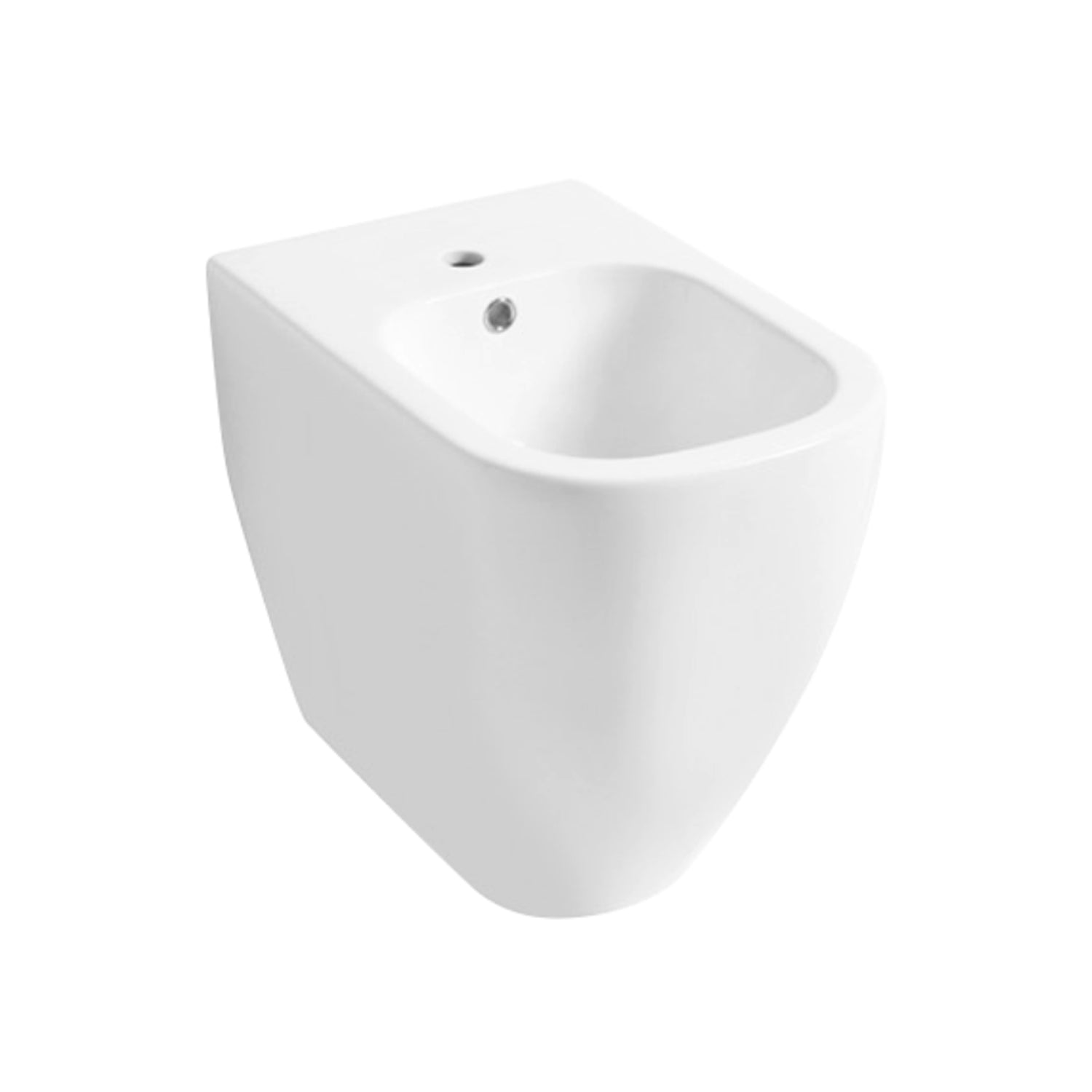 Bidet filomuro serie Forever h48 Terza età in ceramica bianca lucida - Disegno Ceramica