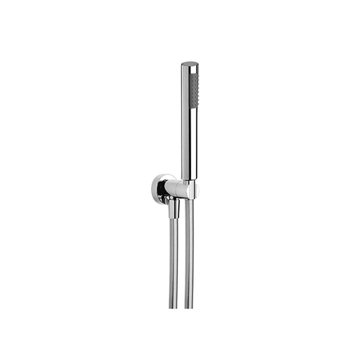 Set doccia completo di Doccino, flessibile e presa acqua finitura cromo lucido collezione Spartaco di Mamoli Rubinetterie by CeramicStore | Lo specialista del tuo bagno