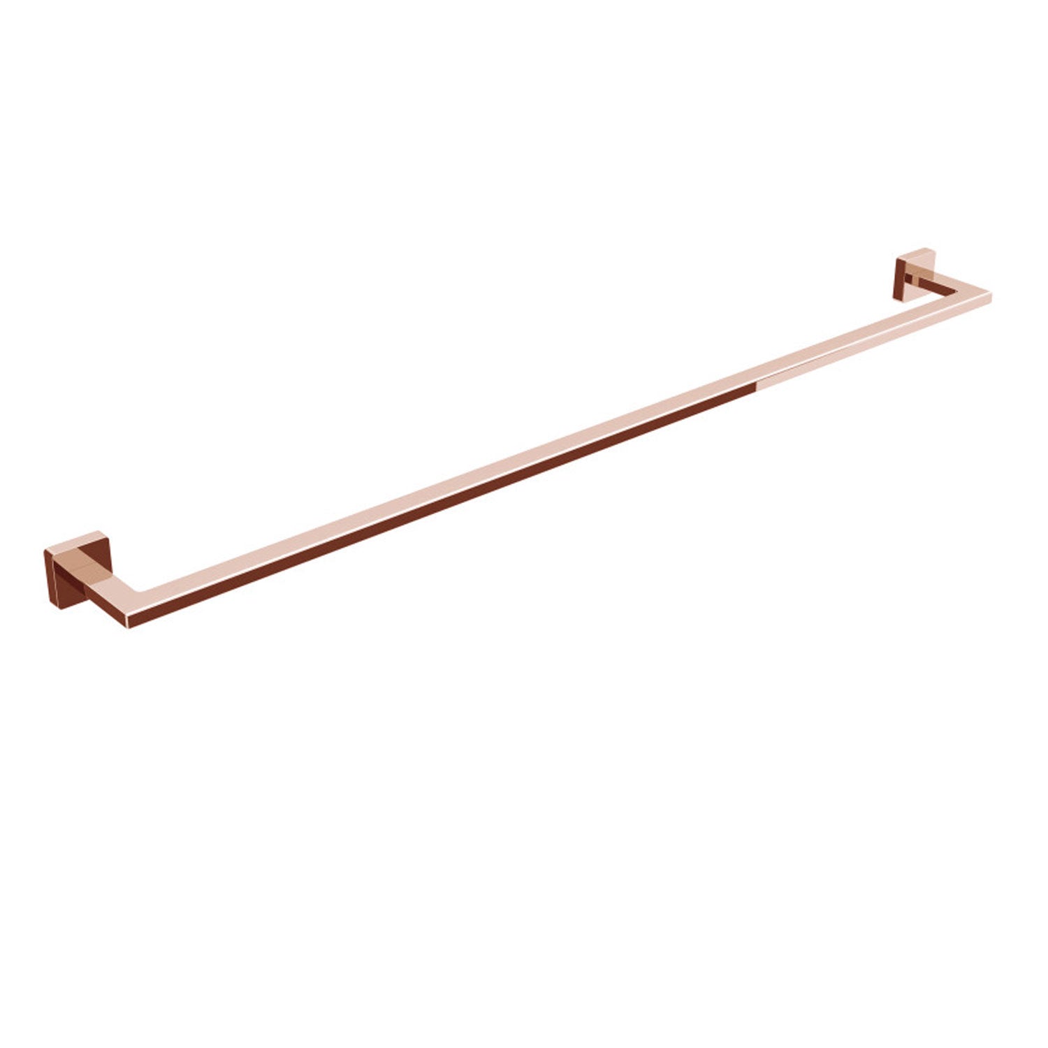 Porta asciugamani in ottone da fissare a parete collezione Dado di Lineabeta - Metallo oro rosa 840mm by CeramicStore | Lo specialista del tuo bagno