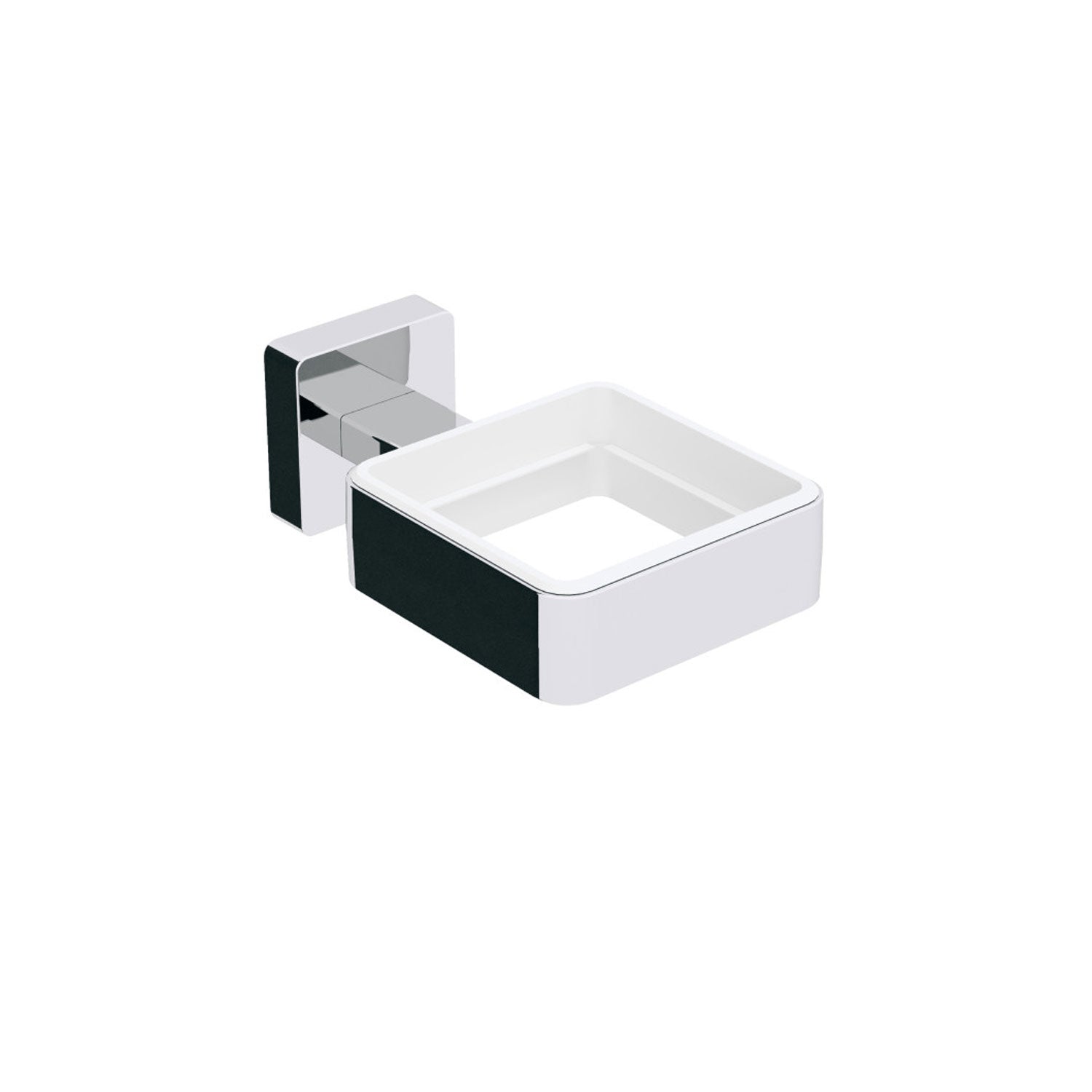 Ghiera porta accessori da fissare a parete in ottone collezione Dado di Lineabeta - metallo cromo by CeramicStore | Lo specialista del tuo bagno