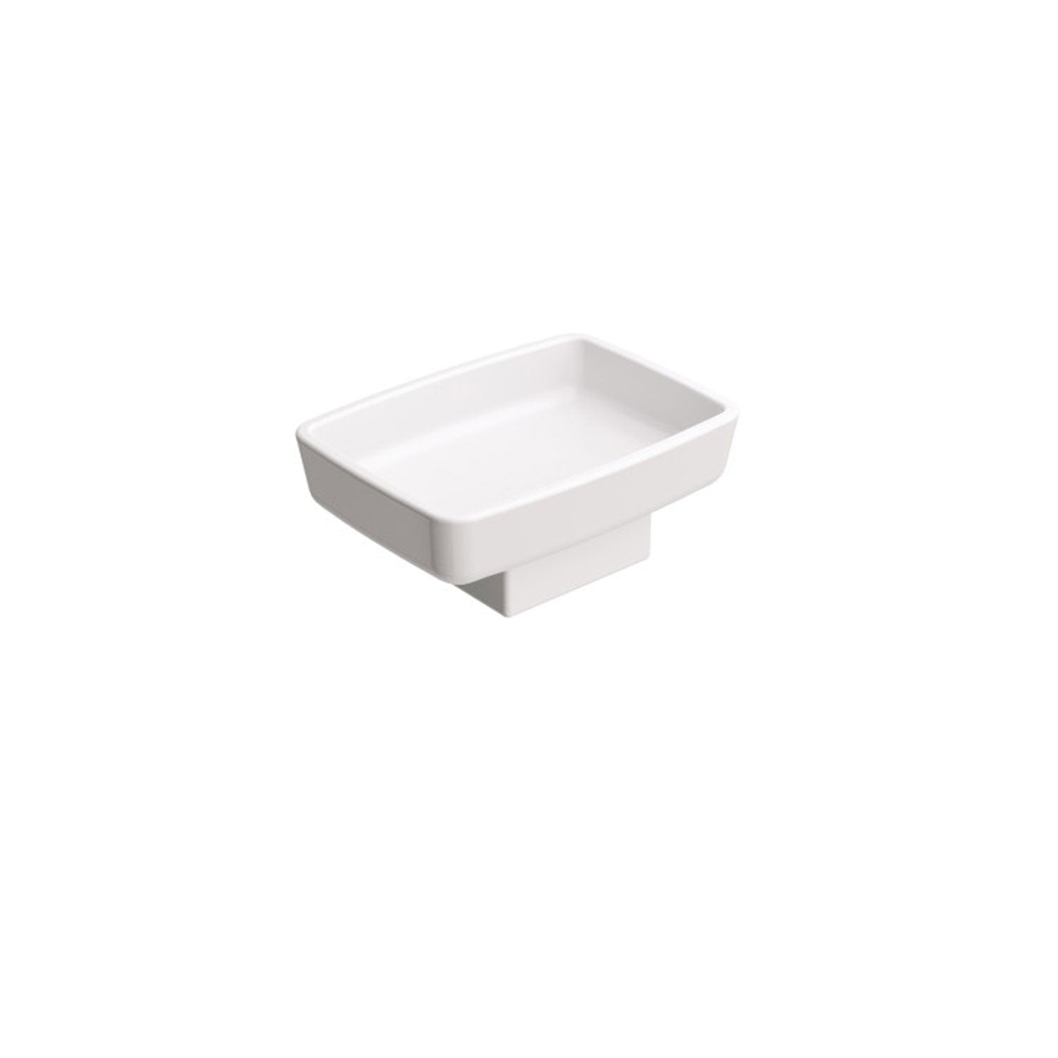 Portasapone in ceramica bianca collezione Dado di Lineabeta by CeramicStore | Lo specialista del tuo bagno