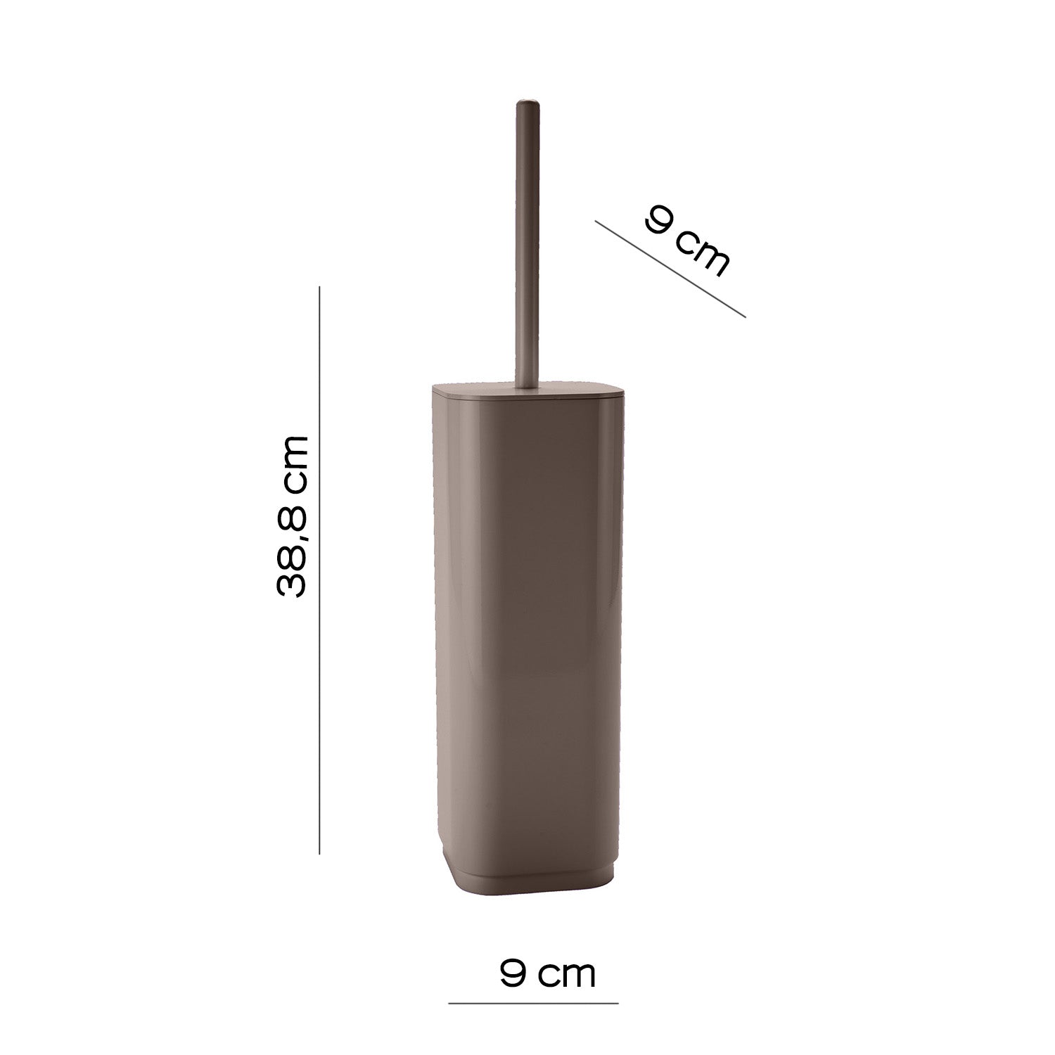 Scopino da appoggio Gedy serie Seventy - Tortora by CeramicStore | Lo specialista del tuo bagno